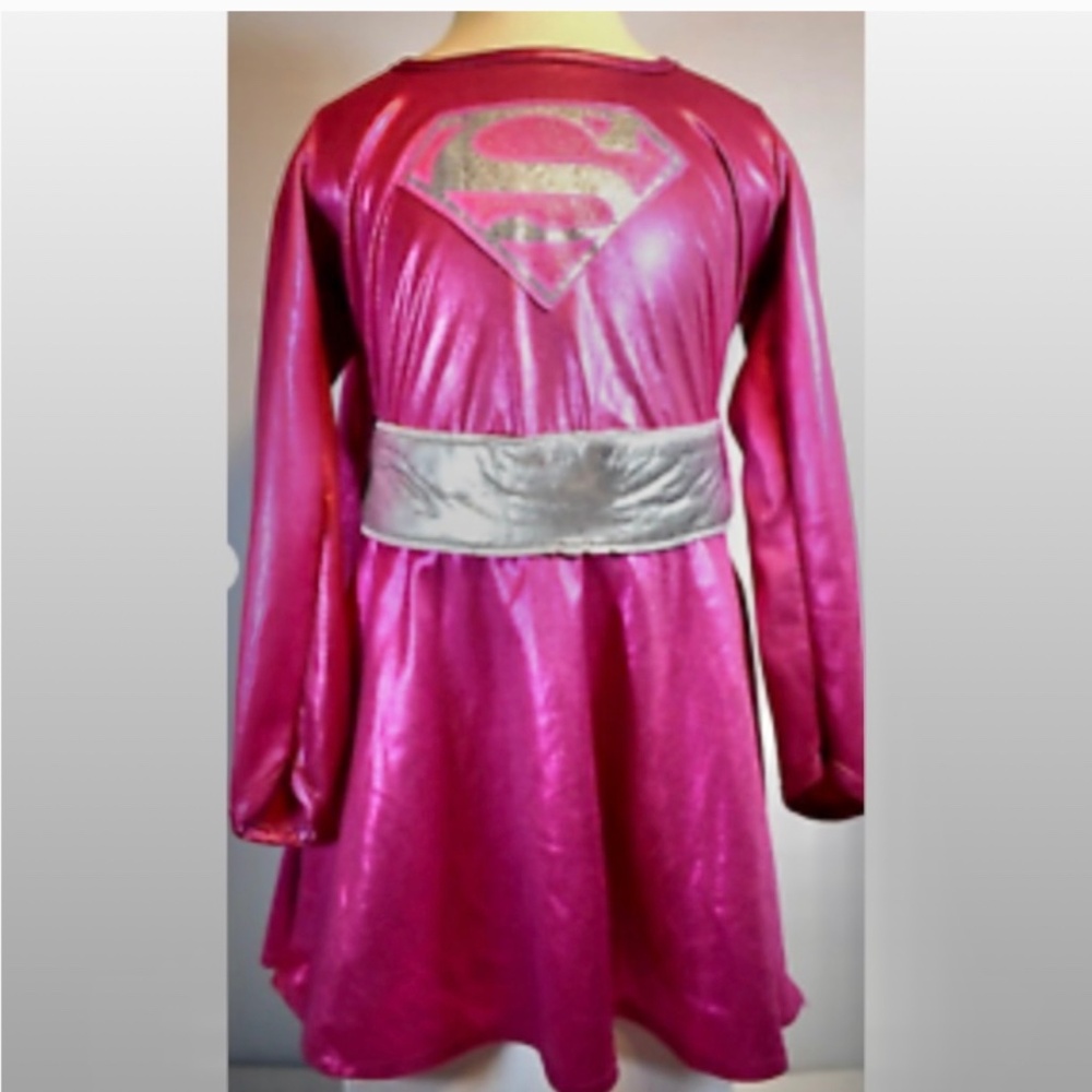 DC SUPERGIRL Halloween costume Super hero Girl Sz 8-10